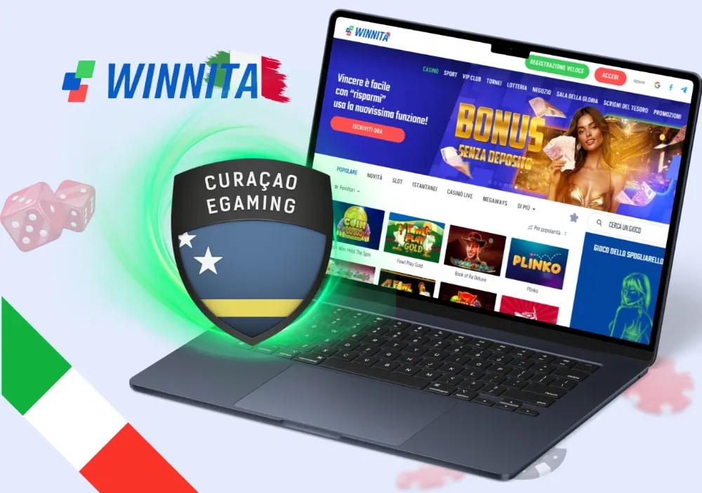 Varietà di giochi e software provider su Winnita Casino